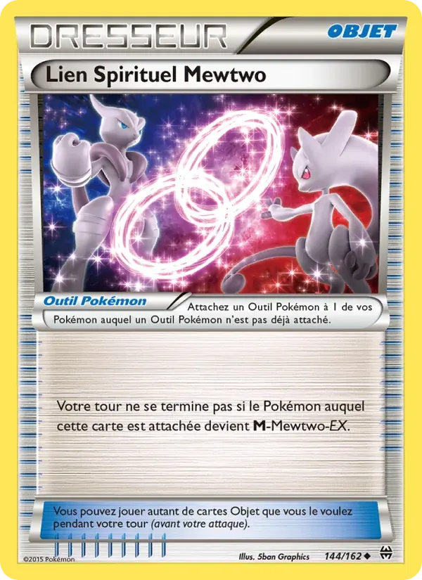 Lien Spirituel Mewtwo — Impulsion Turbo 144 French Pokémon card