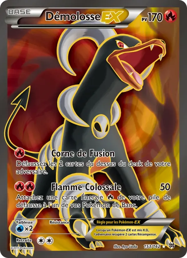 Démolosse EX — Impulsion Turbo 153 French Pokémon card