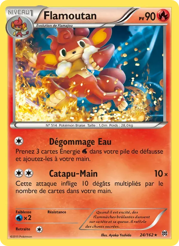 Flamoutan — Impulsion Turbo 24 French Pokémon card