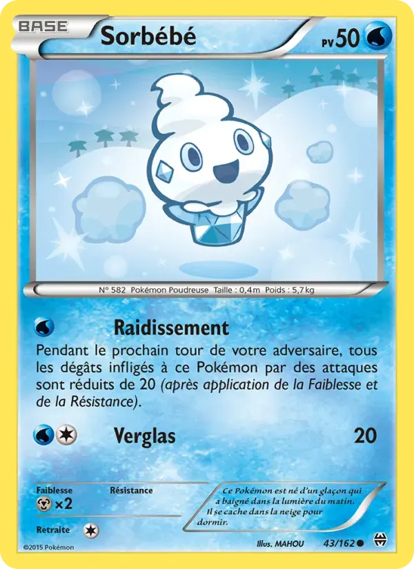 Sorbébé — Impulsion Turbo 43 French Pokémon card