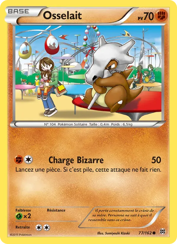 Osselait — Impulsion Turbo 77 French Pokémon card