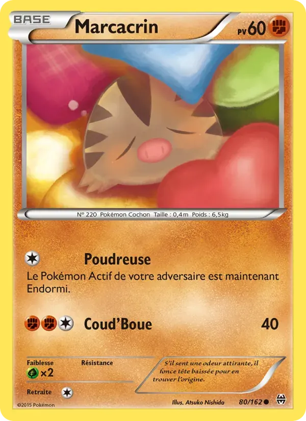 Marcacrin — Impulsion Turbo 80 French Pokémon card