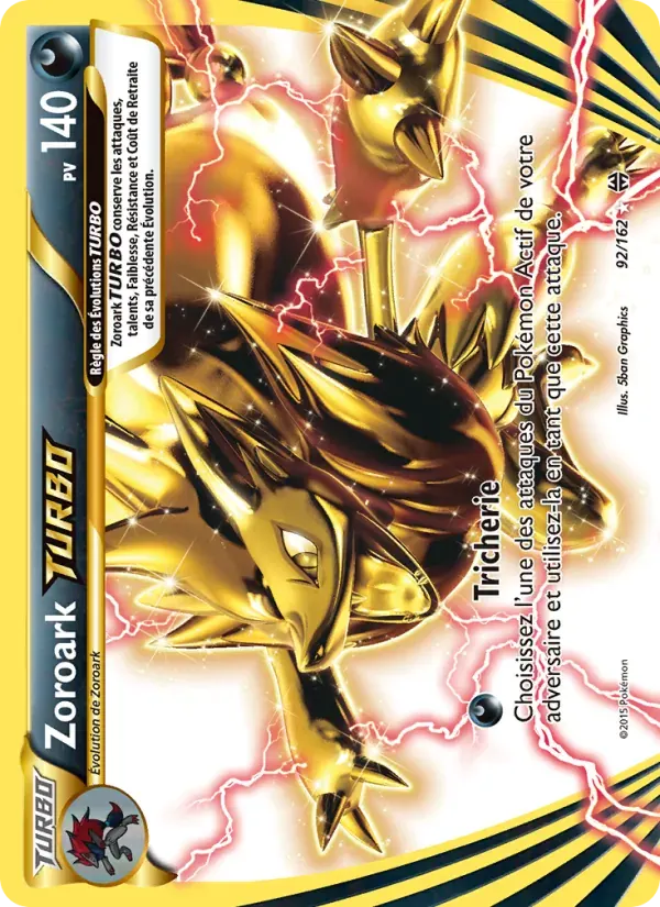 Zoroark TURBO — Impulsion Turbo 92 French Pokémon card