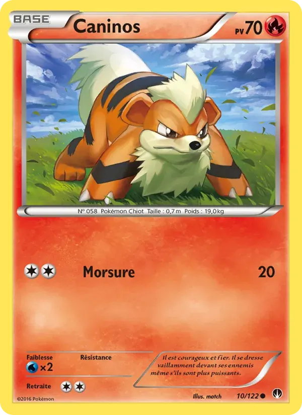 Caninos — Rupture Turbo 10 French Pokémon card