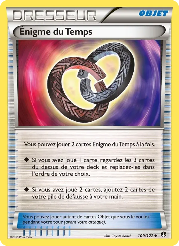 Énigme du Temps — Rupture Turbo 109 French Pokémon card