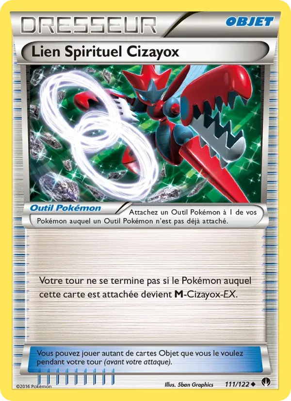 Lien Spirituel Cizayox — Rupture Turbo 111 French Pokémon card