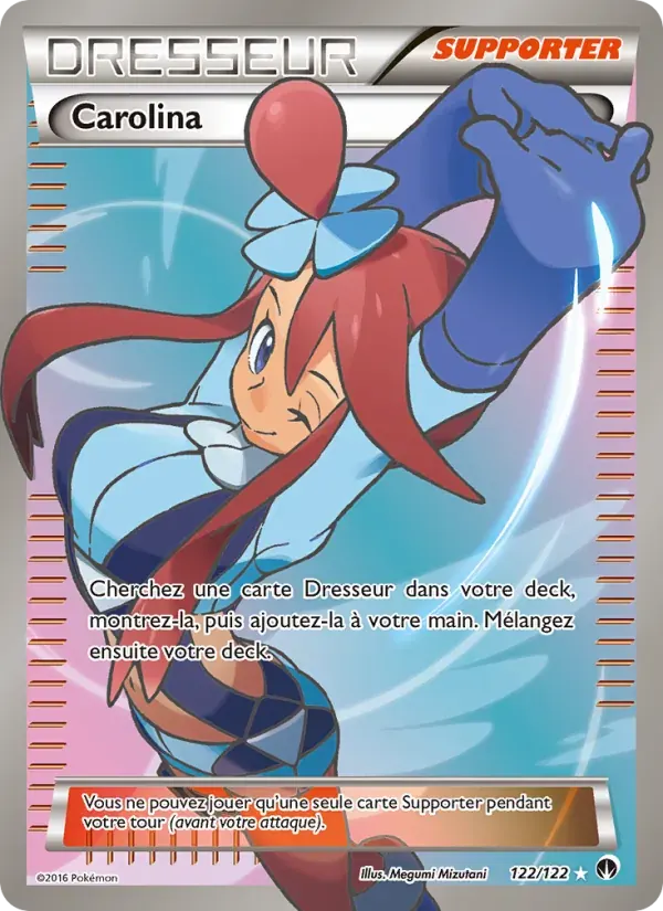 Carolina — Rupture Turbo 122 French Pokémon card