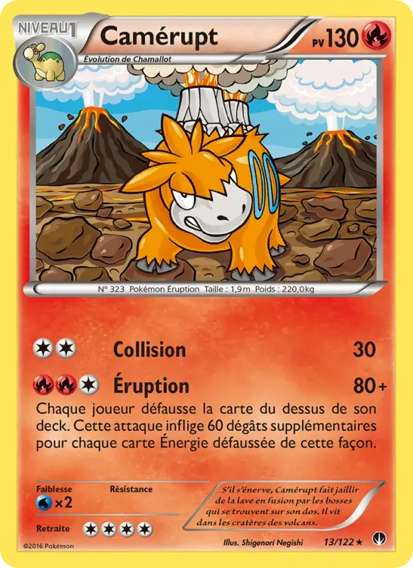 Camérupt — Rupture Turbo 13 French Pokémon card