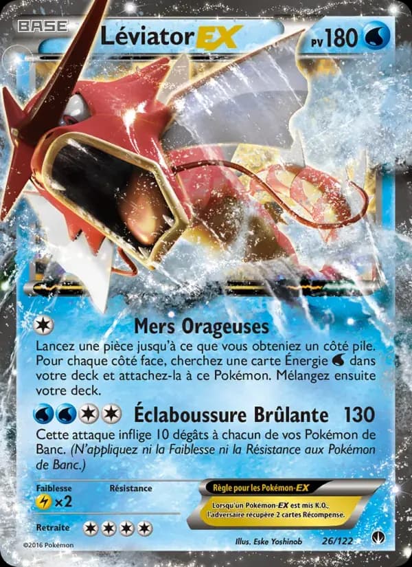 Léviator EX — Rupture Turbo 26 French Pokémon card