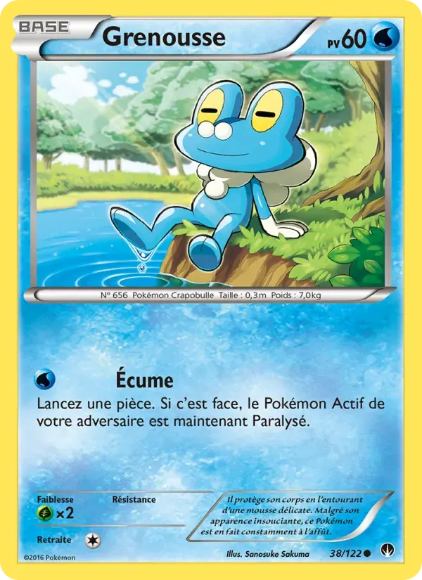 Grenousse — Rupture Turbo 38 French Pokémon card