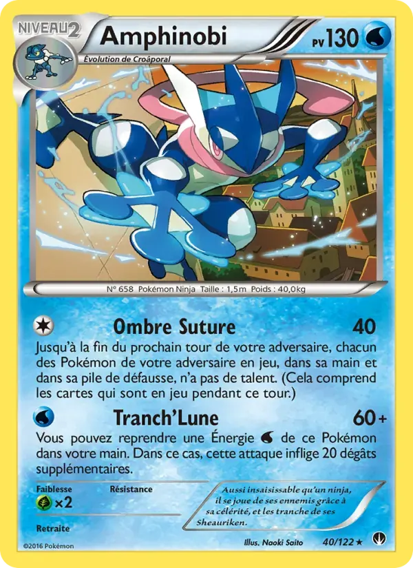 Amphinobi — Rupture Turbo 40 French Pokémon card