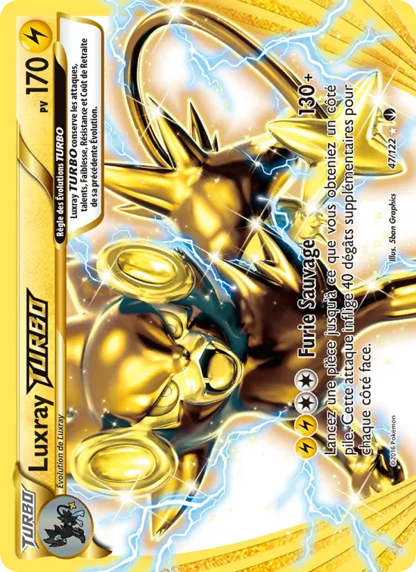 Luxray TURBO — Rupture Turbo 47 French Pokémon card