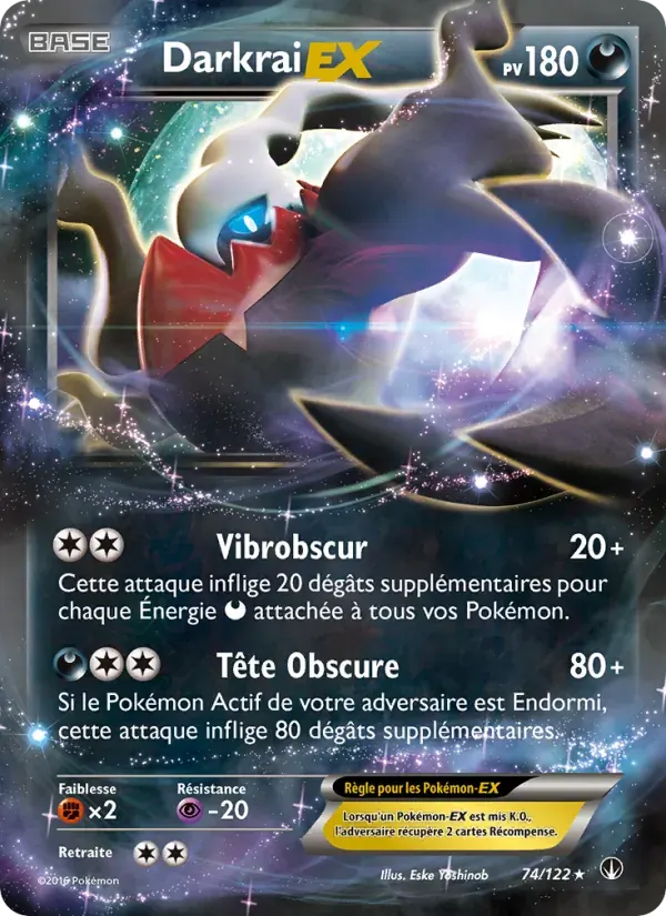 Darkrai EX — Rupture Turbo 74 French Pokémon card
