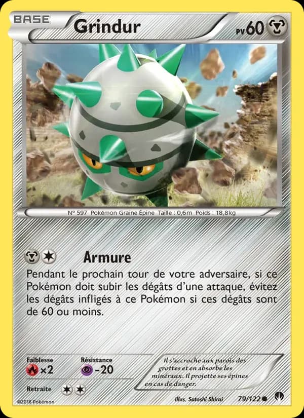 Grindur — Rupture Turbo 79 French Pokémon card