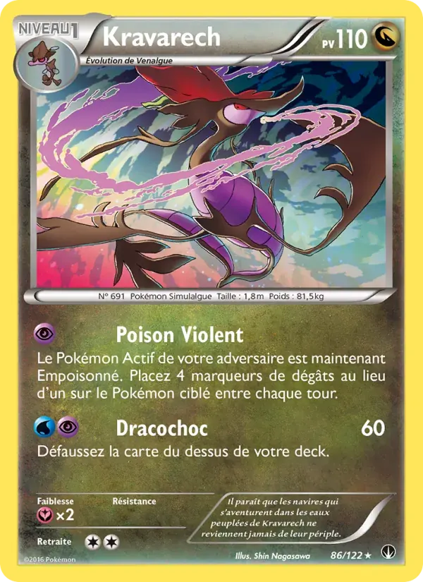 Kravarech — Rupture Turbo 86 French Pokémon card