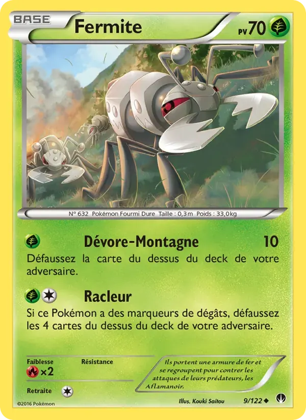 Fermite — Rupture Turbo 9 French Pokémon card