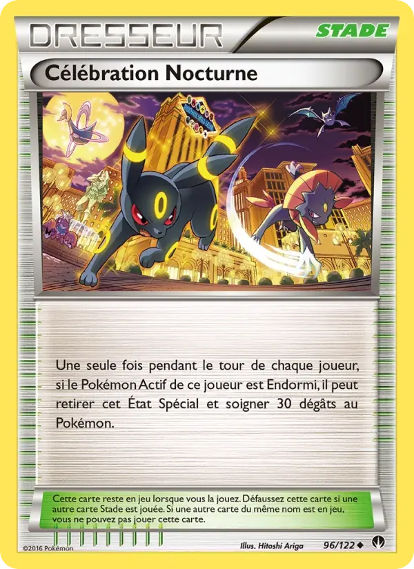 Célébration Nocturne — Rupture Turbo 96 French Pokémon card