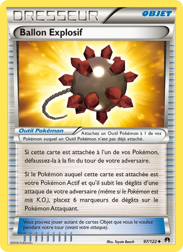 Ballon Explosif — Rupture Turbo 97 French Pokémon card