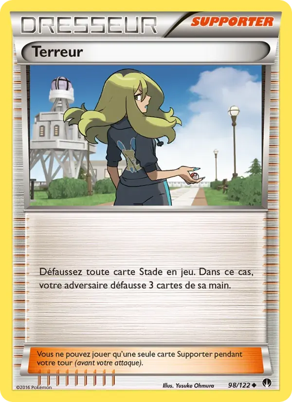 Terreur — Rupture Turbo 98 French Pokémon card