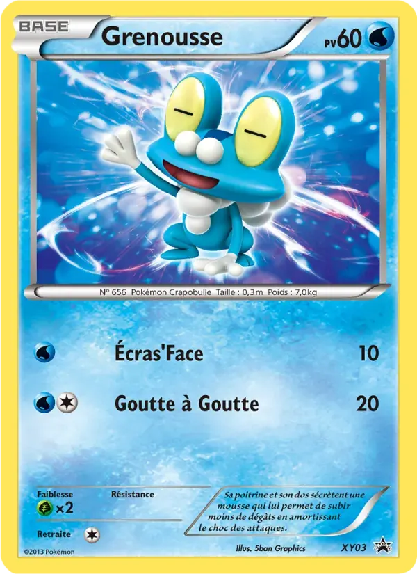 Grenousse — Promo XY XY03 French Pokémon card