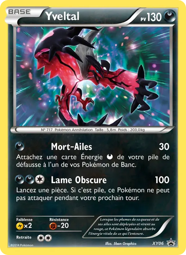 Yveltal — Promo XY XY06 French Pokémon card