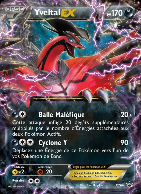Yveltal EX — Promo XY XY08 French Pokémon card
