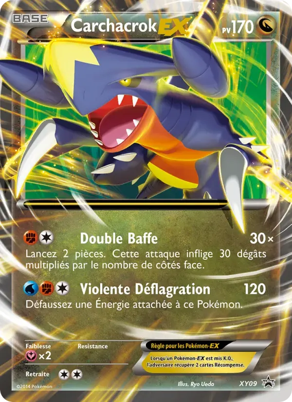 Carchacrok EX — Promo XY XY09 French Pokémon card