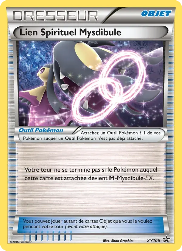 Lien Spirituel Mysdibule — Promo XY XY105 French Pokémon card