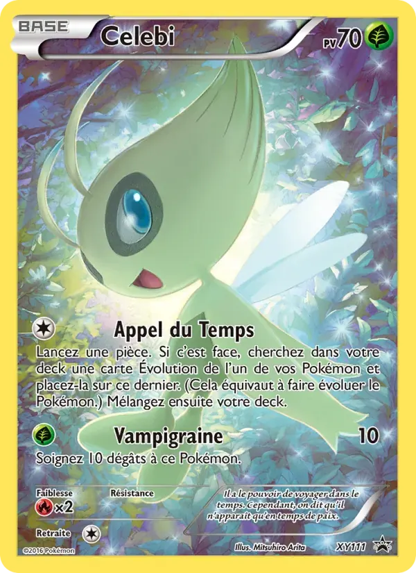 Celebi — Promo XY XY111 French Pokémon card