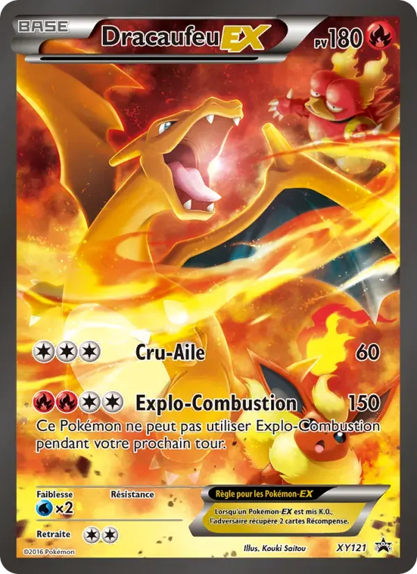 Dracaufeu EX — Promo XY XY121 French Pokémon card