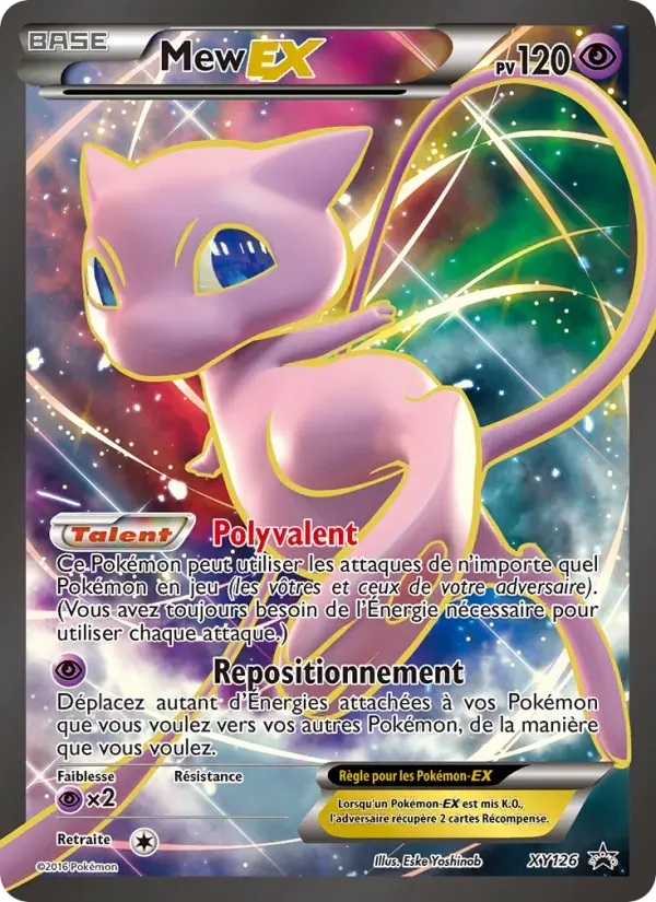 Mew-EX — Promo XY XY126 French Pokémon card