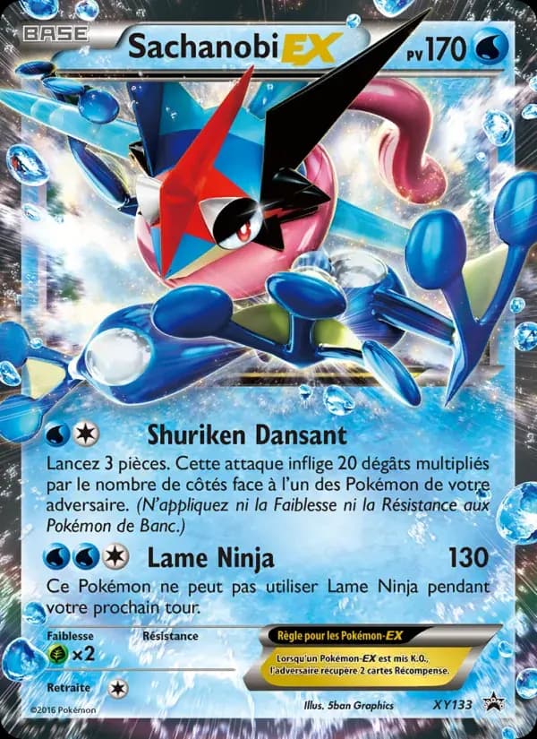 Sachanobi EX — Promo XY XY133 French Pokémon card