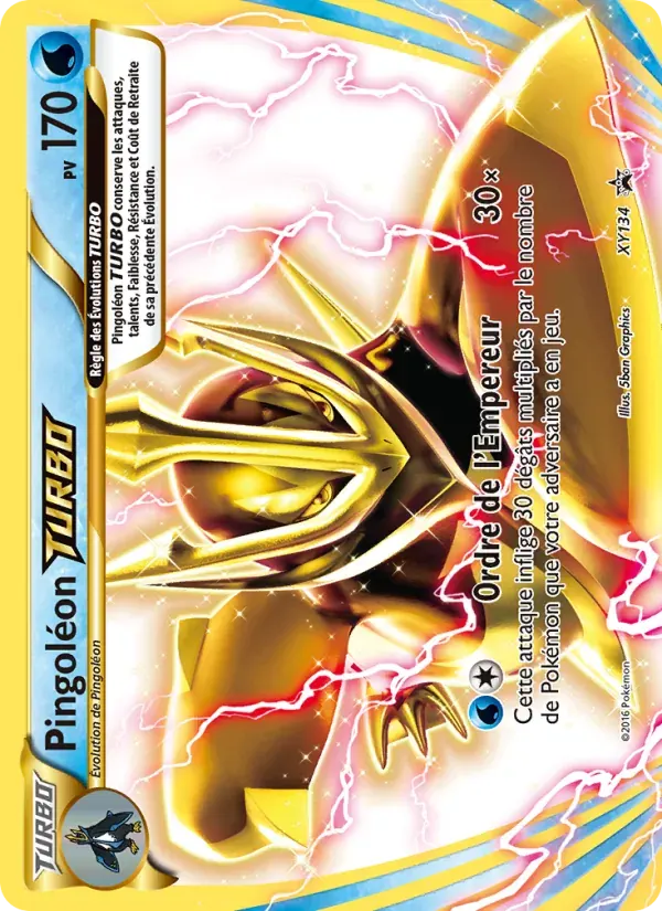 Pingoléon TURBO — Promo XY XY134 French Pokémon card