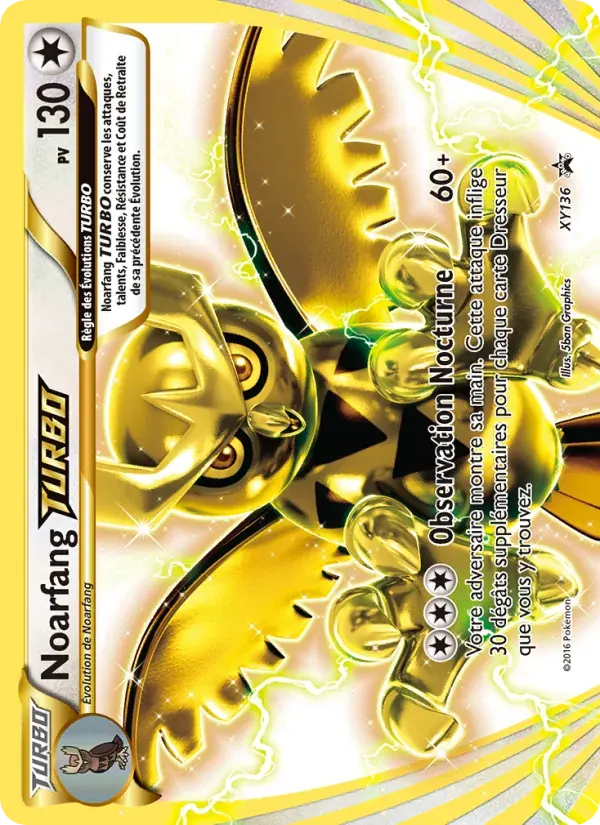 Noarfang TURBO — Promo XY XY136 French Pokémon card