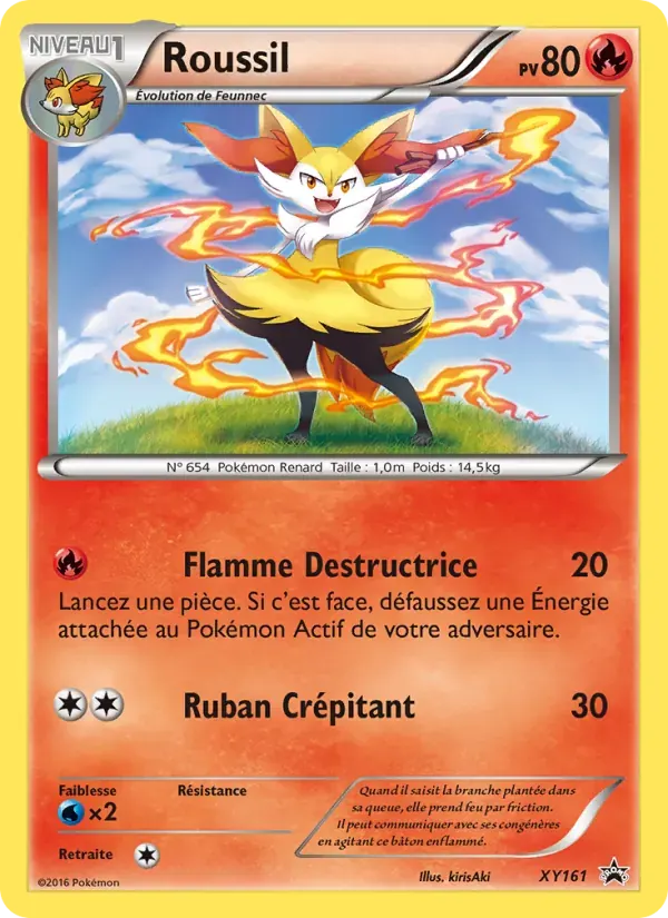 Roussil — Promo XY XY161 French Pokémon card