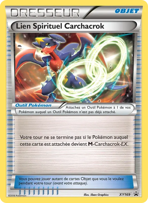 Lien Spirituel Carchacrok — Promo XY XY169 French Pokémon card