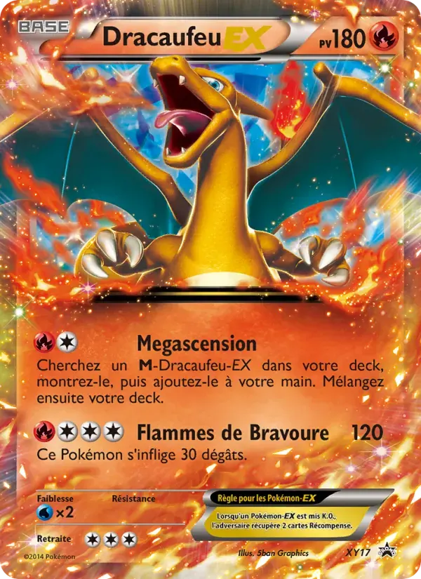 Dracaufeu EX — Promo XY XY17 French Pokémon card
