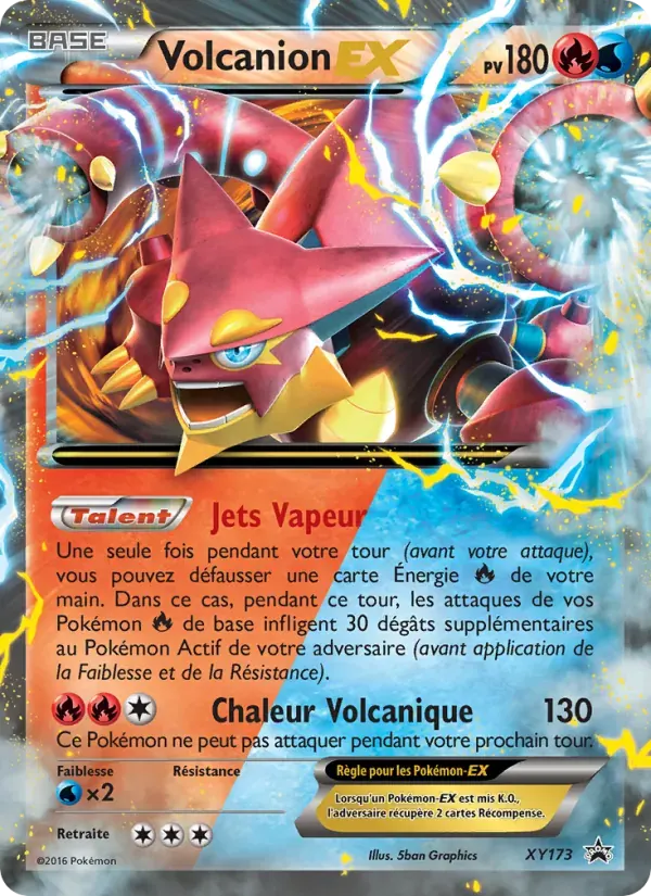 Volcanion-EX — Promo XY XY173 French Pokémon card
