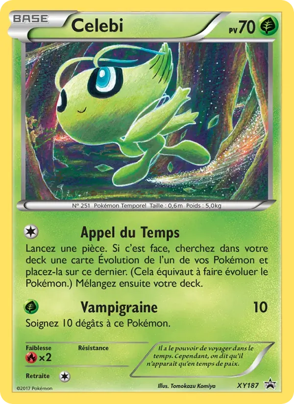 Celebi — Promo XY XY187 French Pokémon card