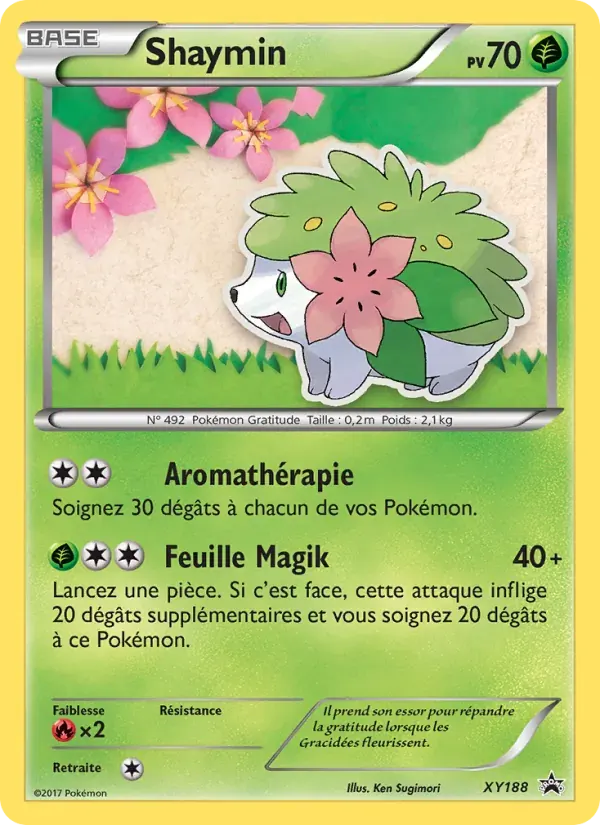 Shaymin — Promo XY XY188 French Pokémon card