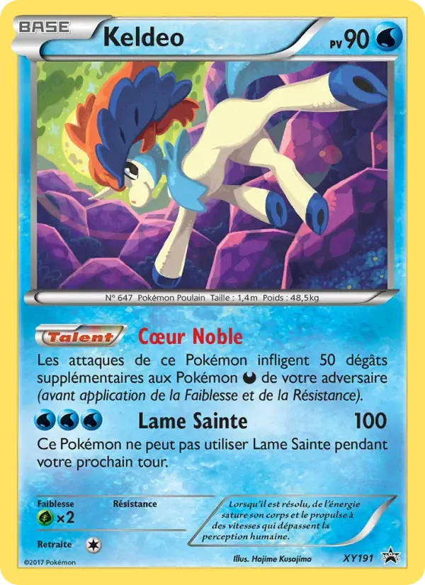 Keldeo — Promo XY XY191 French Pokémon card