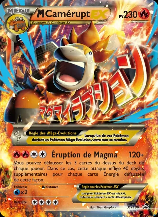 M-Camérupt-EX — Promo XY XY198 French Pokémon card