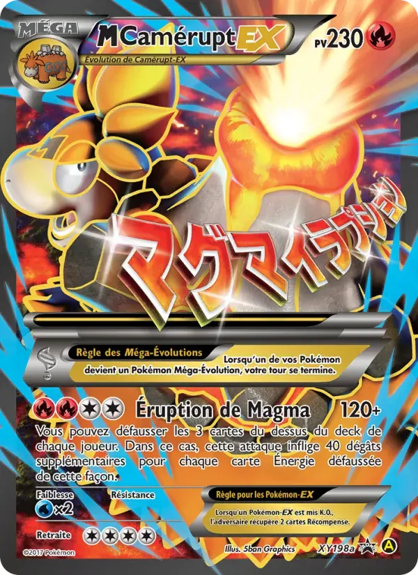 M-Camérupt-EX — Promo XY XY198a French Pokémon card