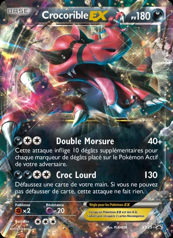 Crocorible EX — Promo XY XY25 French Pokémon card