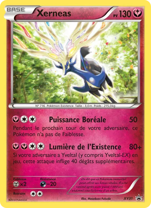 Xerneas — Promo XY XY31 French Pokémon card