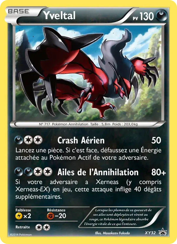 Yveltal — Promo XY XY32 French Pokémon card