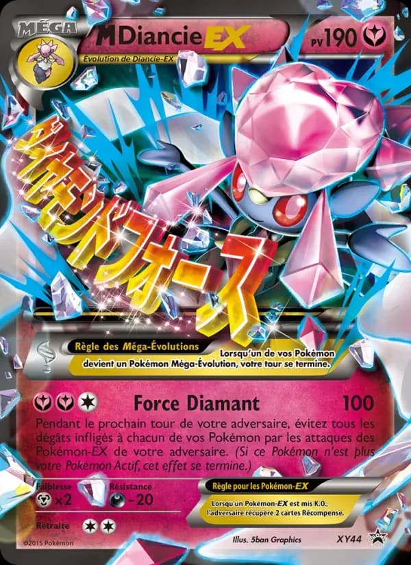 M Diancie EX — Promo XY XY44 French Pokémon card