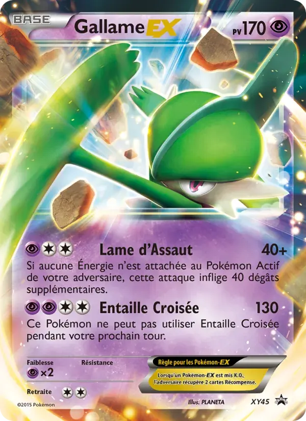 Gallame EX — Promo XY XY45 French Pokémon card