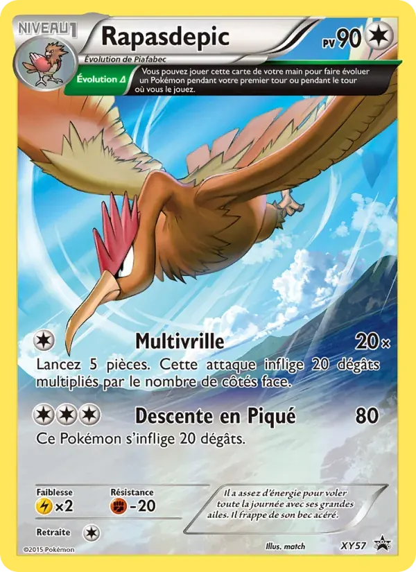 Rapasdepic — Promo XY XY57 French Pokémon card