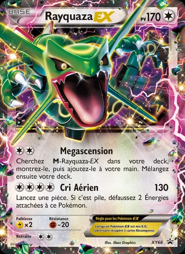 Rayquaza EX — Promo XY XY66 French Pokémon card